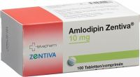 Produktbild von Amlodipin Zentiva Tabletten 10mg 100 Stück