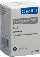 Produktbild von Paclitaxel Accord 30mg/5ml Durchstechflasche 5ml
