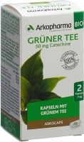 Produktbild von Arkocaps Grüntee Kapseln Bio Dose 40 Stück