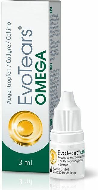 Evotears Omega Gocce oculari bottiglia 3ml in der Adler Apotheke