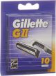 Produktbild von Gillette GII Ersatzklingen 10 Stück