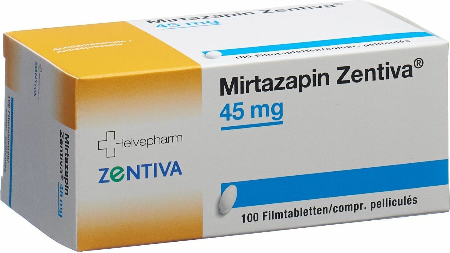 Mirtazapin Zentiva Filmtabletten 45mg 100 Stück in der Adler Apotheke