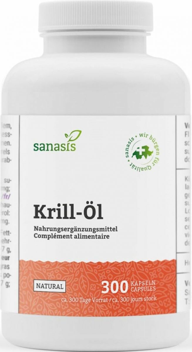 Sanasis Krill-Oel Kapseln Dose 300 Stück in der Adler Apotheke