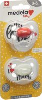 Produktbild von Medela Baby Nuggi Day & Night 0-6 2 Stück