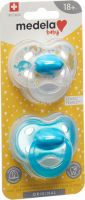 Produktbild von Medela Baby Nuggi Original 18+ Boy 2 Stück