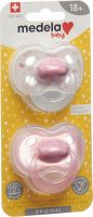 Product picture of Medela Baby Dummy Original 18+ Girl 2 pieces
