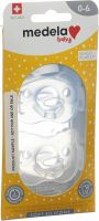 Produktbild von Medela Baby Nuggi Soft Silicone 0-6 Boy 2 Stück