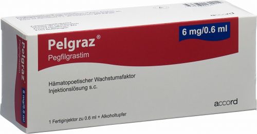 Pelgraz Injektionslösung 6mg/0.6ml Fertiginjektor 0.6ml in der Adler