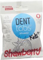 Produktbild von Denttabs Zahnputztabletten Strawb M Fluor 125 Stück