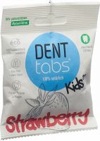 Produktbild von Denttabs Zahnputztabletten Strawb O Fluor 125 Stück