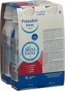 Produktbild von Fresubin Energy Drink Erdbeer 4x 200ml