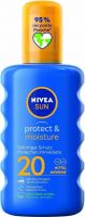 Produktbild von Nivea Sun Protect & Moisture Pflege Sonnenspray LSF 20 200ml