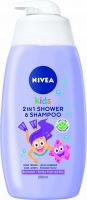 Product picture of Nivea Kids 2in1 Shower & Shampoo Girl 500ml