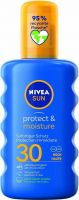 Produktbild von Nivea Sun Protect & Moisture Pflege Sonnenspray LSF 30 200ml