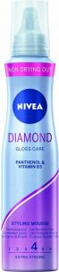 Produktbild von Nivea Hair Diamond Gloss Care Styling Mousse 150ml