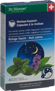 Product picture of Dr. Dünner Melissa Calm Night Capsules 40 pieces