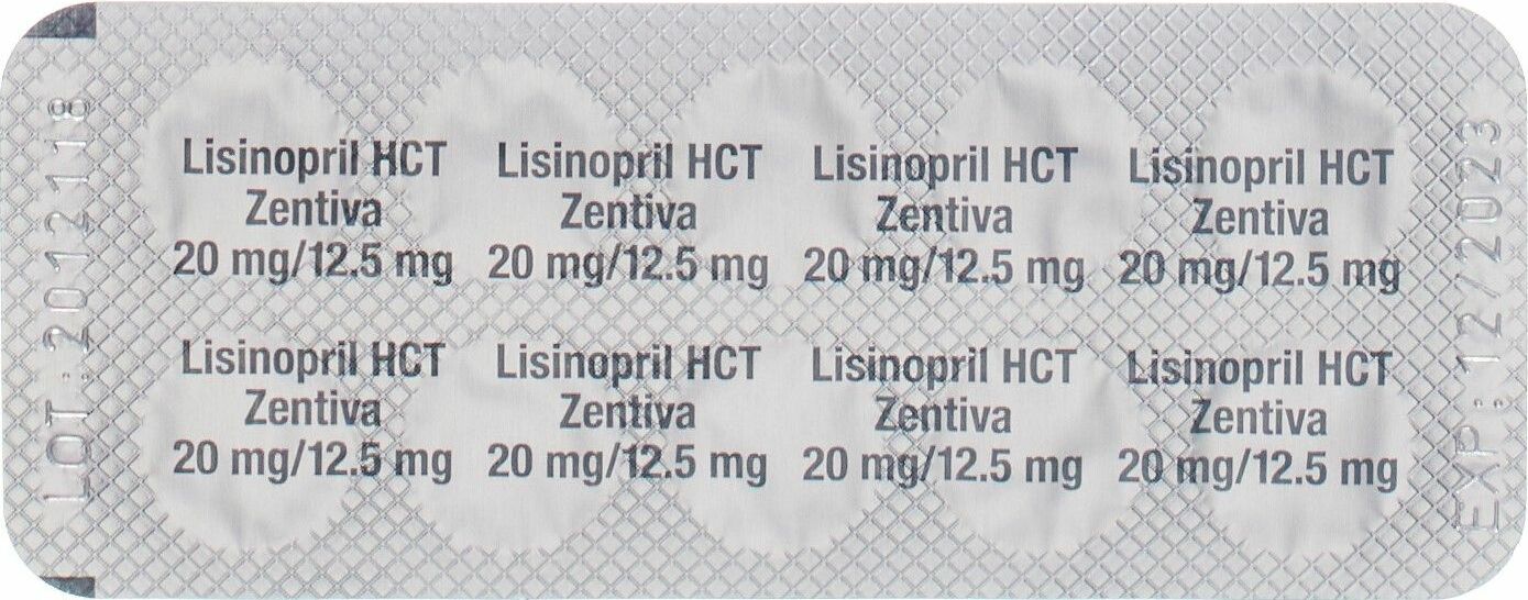 Lisinopril HCT Zentiva Tabletten 20/12.5mg 100 Stück in der Adler Apotheke