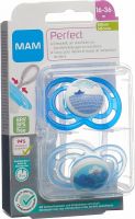 Produktbild von Mam Perfect Nuggi Sili 16-36m 2 Stück