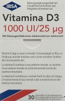 Immagine del prodotto Vitamina D3 Film fusibile 1000 I.U. Blister 30 pezzi