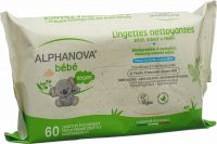 Produktbild von Alphanova BB Pflegetücher Bio Abbaubar 60 Stück