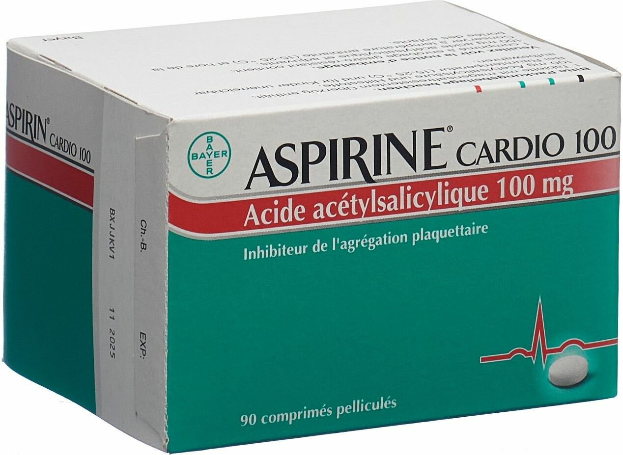 Aspirin Cardio 100mg 90 Tabletten in der Adler Apotheke