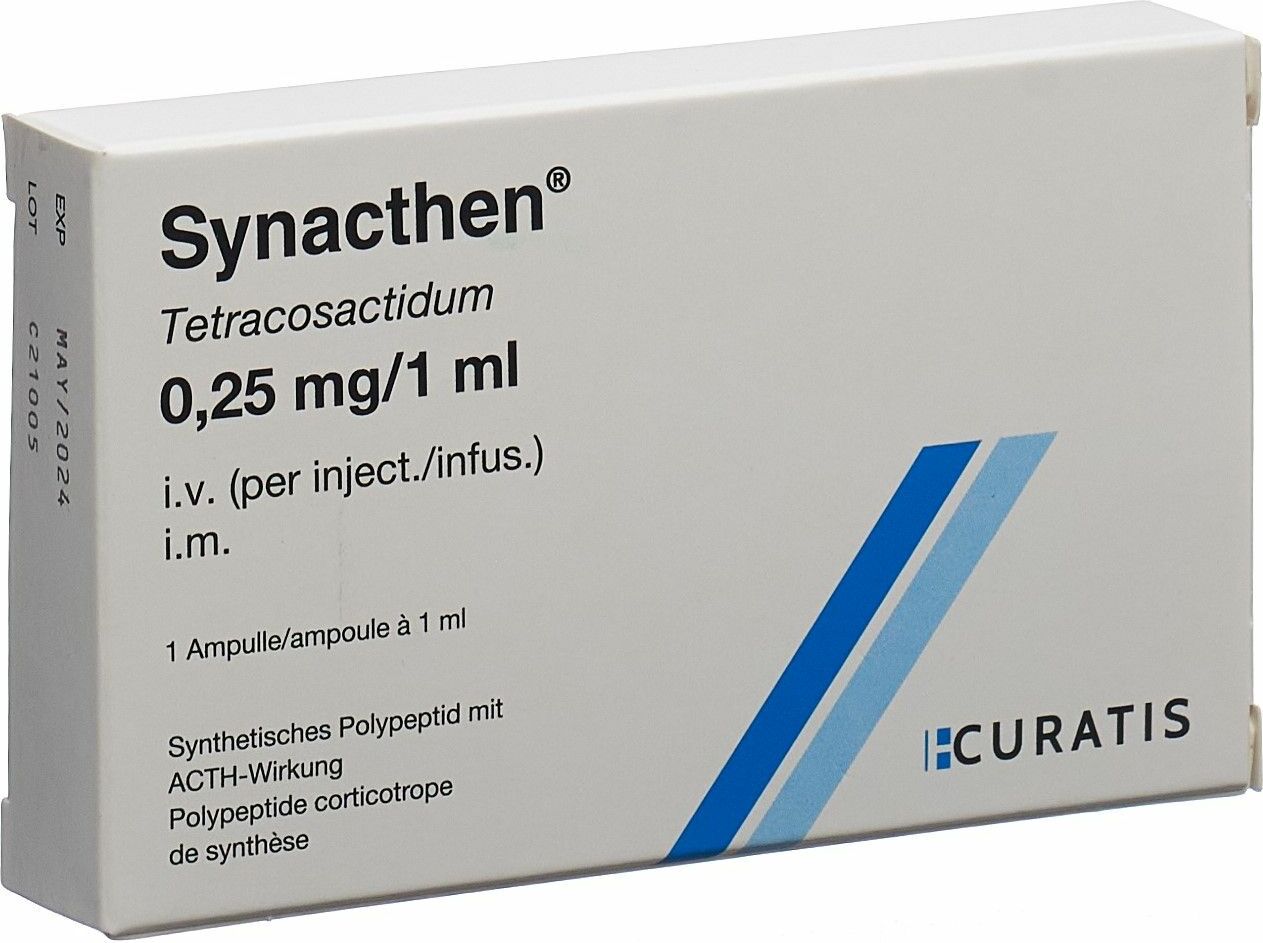 Synacthen Injektionslösung 0.25mg/ml i.m./i.v. Ampullen 1 Ml[! in der ...