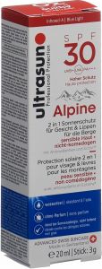 Immagine del prodotto Ultrasun Alpine SPF 30 20ml + 2.3ml Pomata di labbra