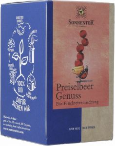 Product picture of Sonnentor Cranberry pleasure fruit tea organic 18 pieces