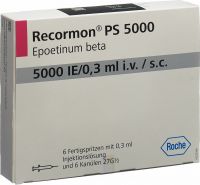 Produktbild von Recormon Ps 5000 Ie/0.3ml Nadelsch Fertigspritze 6 Stück