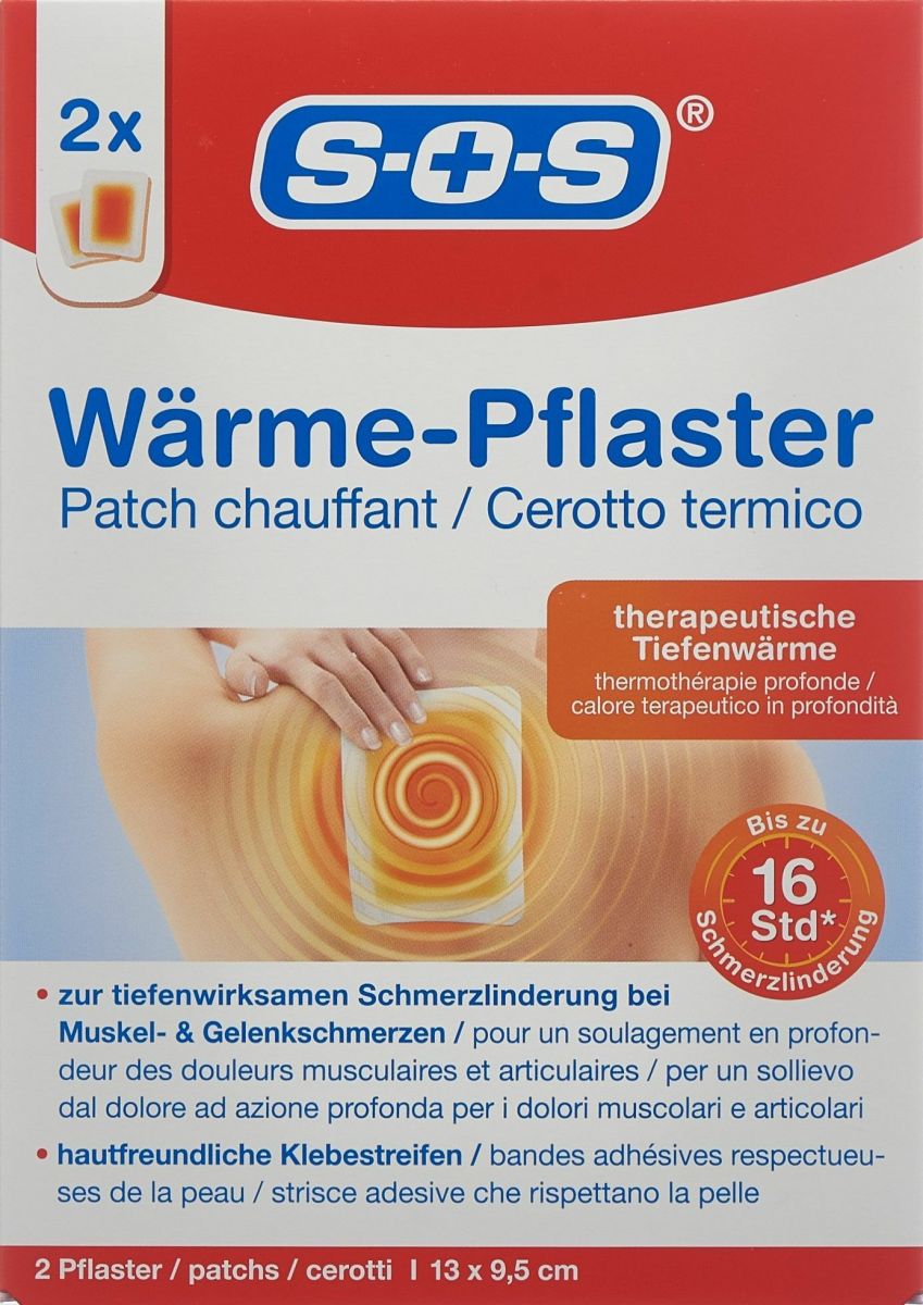 Sos Wärme Pflaster 2 Stück in der Adler Apotheke
