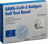 Produktbild von Roche Sars Cov-2 Ag Pst Test Nasal 5 Stück