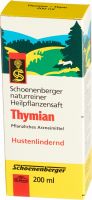 Image du produit Schönenberger Jus de thym 200ml