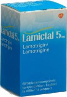 Produktbild von Lamictal Disp Tabletten 5mg Flasche 60 Stück