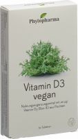 Produktbild von Phytopharma Vitamin D3 Tabletten Vegan 60 Stück