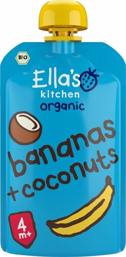 Ella&amp;#39;s Kitchen Bananen Kokosnuss Bio 7x 120g in der Adler Apotheke