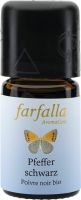 Produktbild von Farfalla Pfeffer Schwarz Ätherisches Öl Bio Flasche 5ml