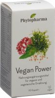 Produktbild von Phytopharma Vegan Power Kapseln Dose 90 Stück