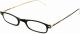 Produktbild von Nicole Diem Lesebrille Moskau Schwarz/weiss 1.5