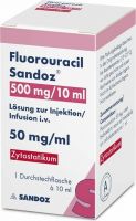 Produktbild von Fluorouracil Sandoz 500mg/10ml Durchstechflasche 10ml