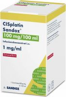 Produktbild von Cisplatin Sandoz 100mg/100ml Durchstechflasche 100ml