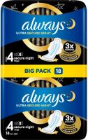 Product picture of Always Ultra Binde Secure Night Size 4 bigpack 18 pieces