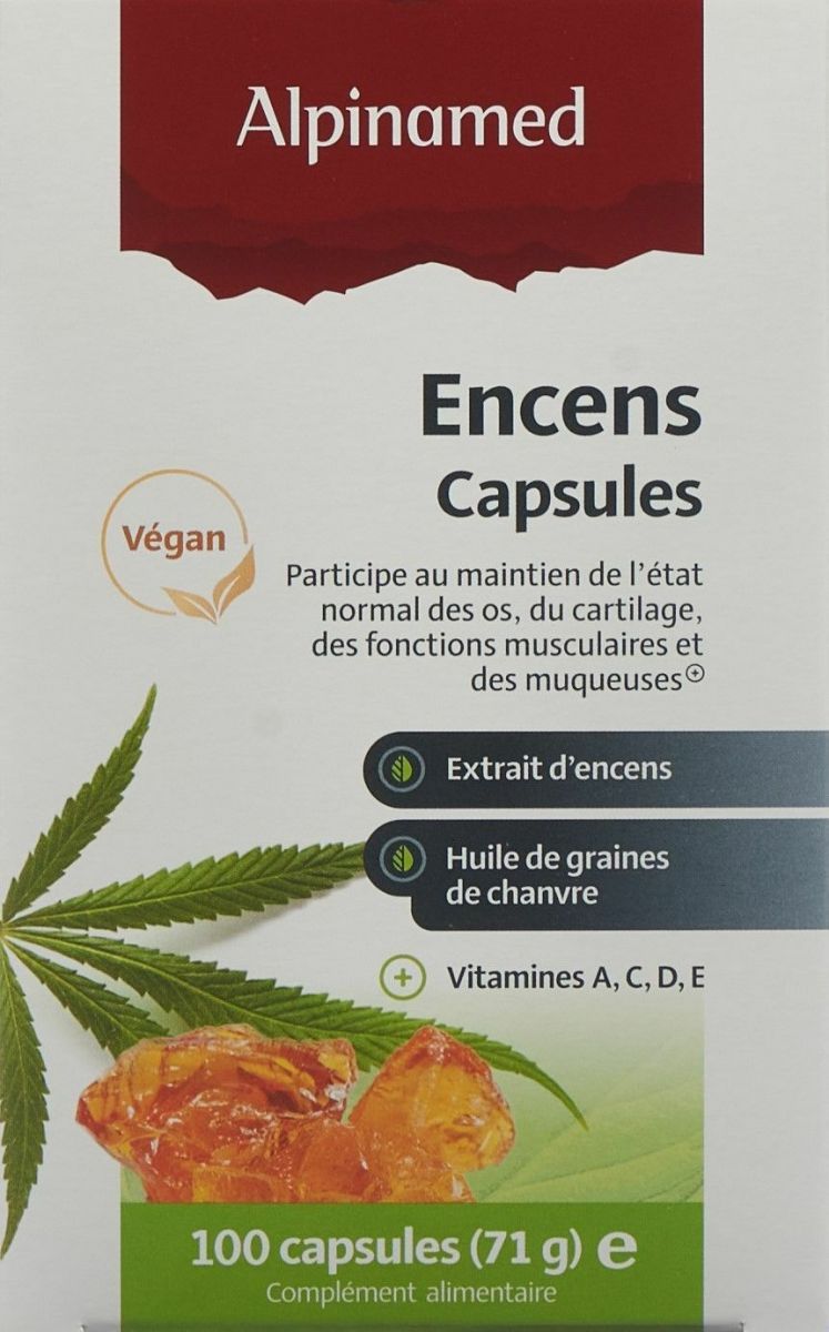Alpinamed Weihrauch Cannabis Kapseln 100 Stück in der Adler Apotheke