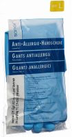 Produktbild von Sanor Anti Allergie Handschuhe PVC L Blau 1 Paar