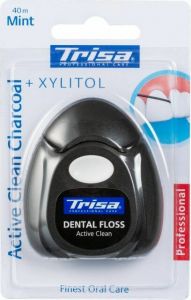 Product picture of Trisa Zahnseide Active Clean Charcoal