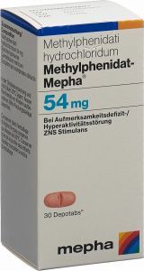 Immagine del prodotto Methylphenidat Mepha Depotabs 54mg Dose 30 Stück