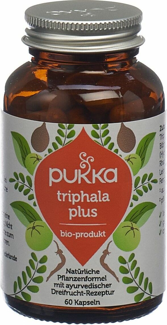 Pukka Triphala Plus Kapseln Bio Dose 60 Stück in der Adler Apotheke