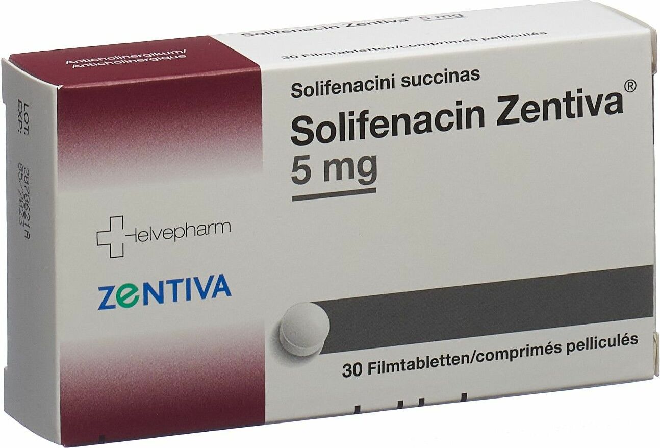 Solifenacin Zentiva Filmtabletten 5mg 30 Stück in der Adler Apotheke