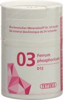 Produktbild von Phytomed Schüssler Nr. 3 Ferr Pho Tabletten D 12 50g