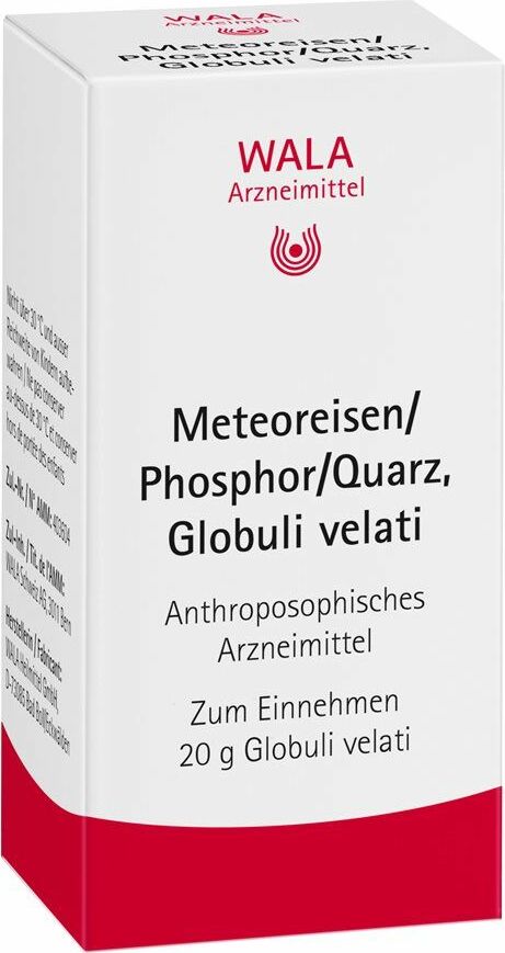Wala Meteoreisen/phosphor/quarz Globuli 20g in der Adler Apotheke