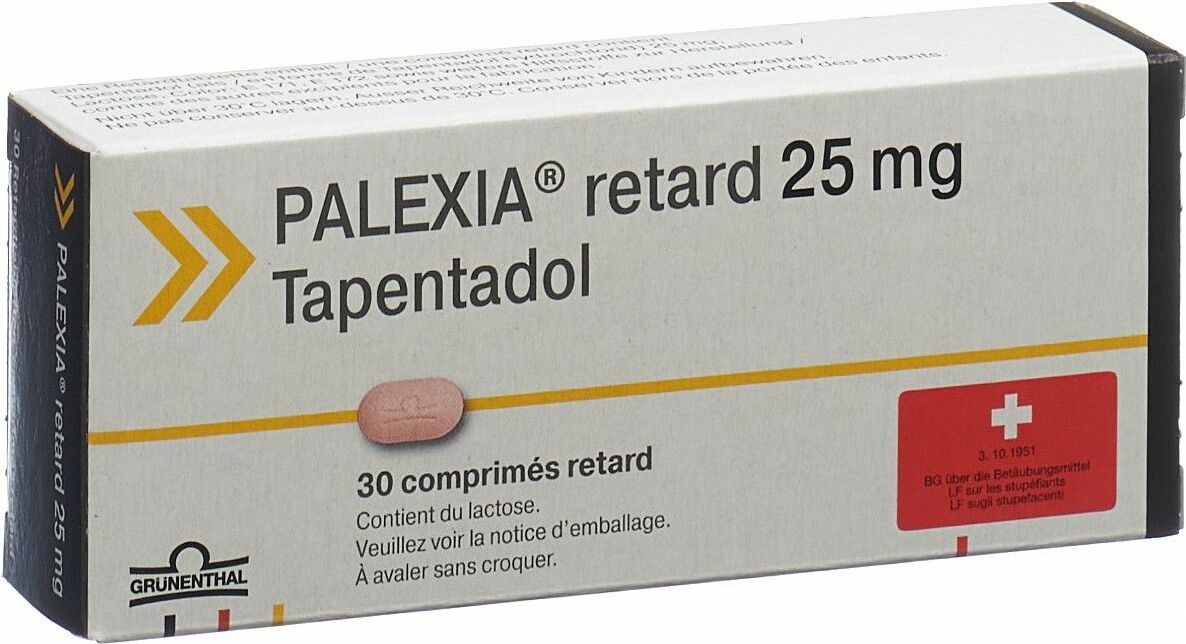 Palexia Retard Tabletten 25mg 30 Stück in der Adler Apotheke Palexia Retard Tabletten 25mg 30 Stück in der Adler Apotheke